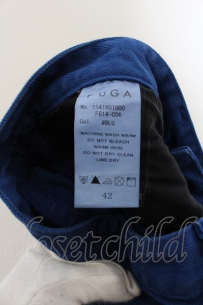 画像3: FUGA / Combination 硫化染めストレッチデニムパンツ 42 ブルー O-24-05-27-011-FU-pa-YM-ZT329 (3)