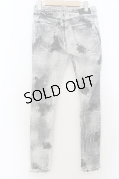 画像2: CIVARIZE / Whim コーティング加工スキニーパンツ 42 ホワイトｘブラック O-24-05-27-017-CI-pa-YM-ZT360 (2)