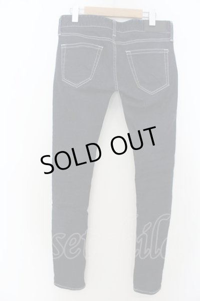 画像2: Black by VANQUISH / スーパーストレッチステッチデニムパンツ 30 インディゴ O-24-05-27-021-Bl-pa-YM-ZT361 (2)