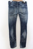 画像2: 【セール】Black by VANQUISH / USEDヒゲ加工ストレッチスキニーデニムパンツ 28 インディゴ O-24-05-27-031-Bl-pa-YM-ZT357 (2)