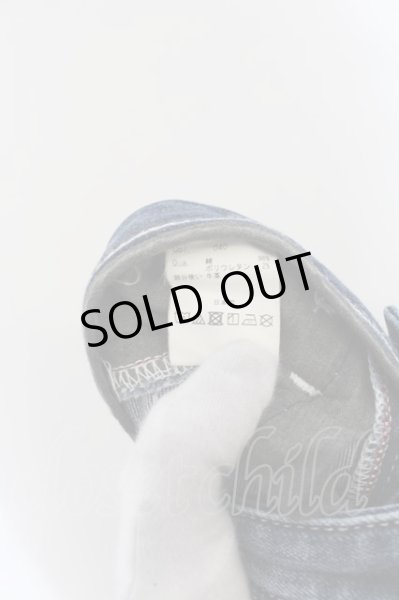 画像3: Black by VANQUISH / USEDヒゲ加工ストレッチスキニーデニムパンツ 28 インディゴ O-24-05-27-031-Bl-pa-YM-ZT357 (3)