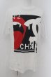 画像1: JURY BLACK / Collage　Lip BIG Tシャツ  ホワイト O-24-05-30-030-JU-ts-YM-ZT326 (1)