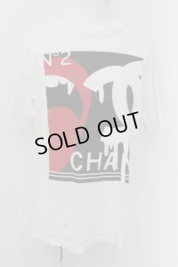 JURY BLACK / Collage　Lip BIG Tシャツ  ホワイト O-24-05-30-030-JU-ts-YM-ZT326