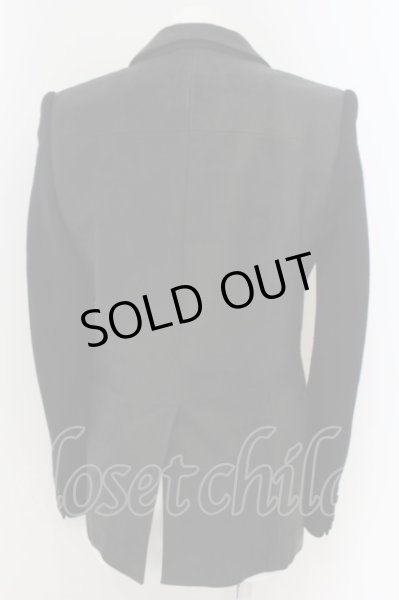 画像4: LGB / JK-2/M【メンズ1】ホースレザーテーラードジャケット 1 ブラック O-24-05-30-032-LG-ou-YM-ZT-ML001 (4)