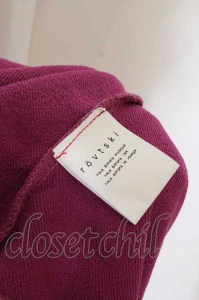 画像4: AFYF（rovtski） / スーパービッグトレーナー F パープル O-24-05-30-038-AF-sh-YM-ZT326 (4)