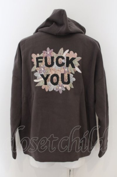 画像3: unrelaxing / 裏起毛バックプリントパーカー  グレー O-24-05-30-041-un-to-YM-ZT325 (3)