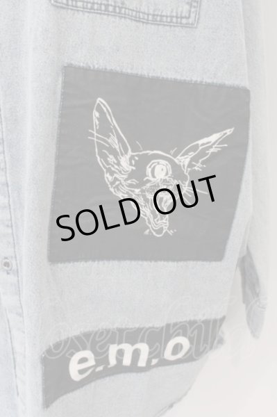 画像2: AFYF（rovtski） / ビッグシルエットデニムシャツ F ライトインディゴ O-24-05-30-042-AF-sh-YM-OS (2)