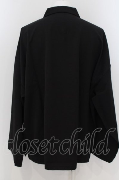 画像2: unrelaxing / ハーフZIPワイドトップス  ブラック O-24-05-30-048-un-to-YM-ZT181 (2)