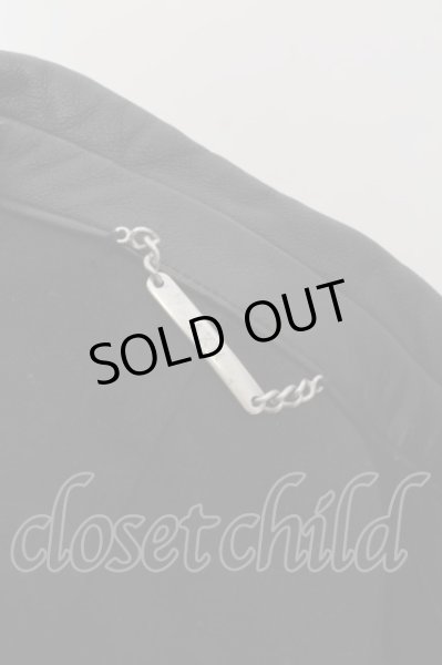 画像5: AKM / ワンフックカウレザーシャツ M ブラック O-24-05-30-055-AK-ou-YM-ZT-ML-003 (5)