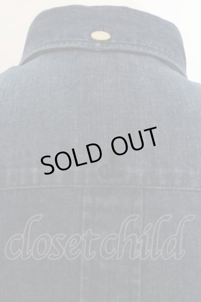 画像2: QL MansionMaker / 比翼デニムシャツ 44 インディゴ O-24-05-30-056-QL-sh-YM-ZT146 (2)