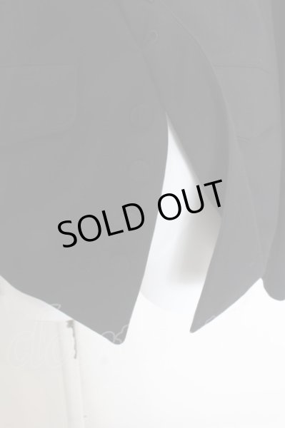 画像2: QL MansionMaker / スタンドカラーナポレオンジャケット 3 ブラック O-24-05-30-057-QL-ou-YM-ZT181 (2)