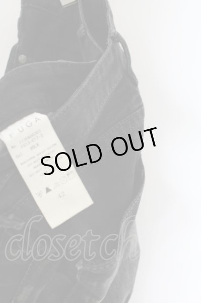 画像4: FUGA / Protocol ストレッチデニムパンツ 42 ブラック O-24-05-30-059-FU-pa-YM-OS (4)