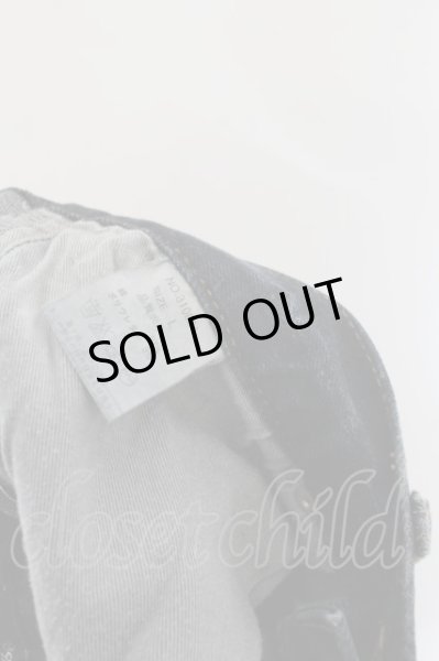 画像4: MIDAS / ユーズド加工ストレッチスーパースキニーデニムパンツ L ブルー O-24-05-30-061-MI-pa-YM-ZT469 (4)