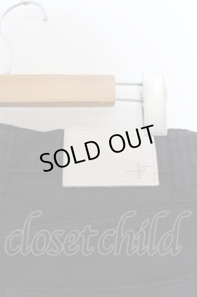 画像3: NO ID. / ユーズドウォッシュストレッチパンツ 2 ブラック（アース） O-24-05-30-062-NO-pa-YM-OS (3)