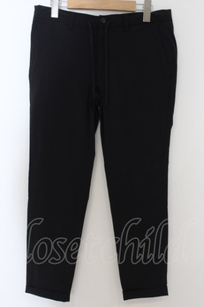 画像1: Zero by TORNADO MART / ストレッチナイロンクロップドイージーパンツ S ブラック O-24-05-30-064-Ze-pa-YM-ZT065 (1)