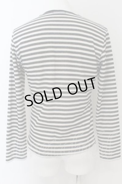 画像3: 5351pour les Hommes / 掠れボーダーリネン混ニット 3 ブラックｘホワイト O-24-05-30-007-53-to-YM-ZT306 (3)