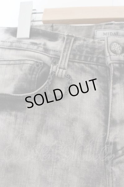 画像2: MIDAS / スーパーストレッチブリーチデニムスキニーパンツ M グレー O-24-05-30-066-MI-pa-YM-OS (2)