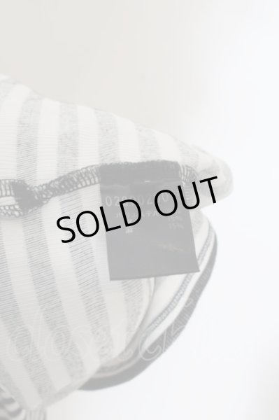 画像4: 5351pour les Hommes / 掠れボーダーリネン混ニット 3 ブラックｘホワイト O-24-05-30-007-53-to-YM-ZT306 (4)