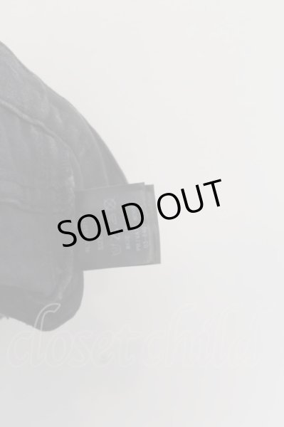 画像4: QL MansionMaker / ZIPデザインストレッチデニムパンツ 44 ブラック O-24-05-30-069-QL-pa-YM-ZT182 (4)