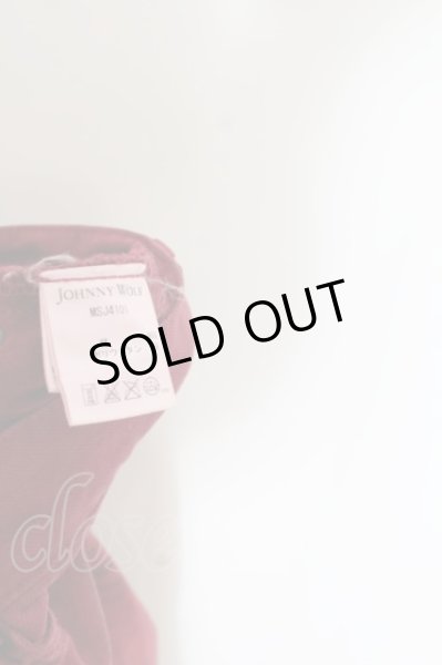 画像4: JOHNNY WOLF / ACCORDION-ASPHALT　カラーデニムパンツ 1 レッド O-24-05-30-073-JO-pa-YM-OS (4)