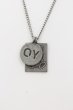 画像1: OY / BEAR TAG ネックレス  シルバー O-24-05-30-075-OY-ac-YM-ZT308 (1)