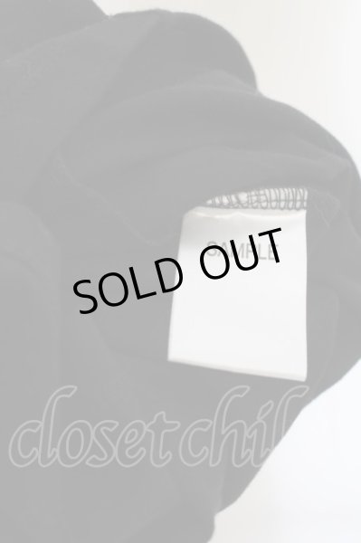 画像4: GOSTAR DE FUGA / グリッターワードVネックカットソー 44 ブラック O-24-05-30-008-GO-ts-YM-OS (4)