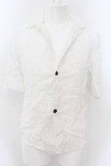 SCHLUSSEL / リネンシャツ2Bジャケット 2 ホワイト O-24-05-30-009-SC-ts-YM-OS