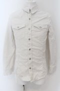 【WINTERセール】MIDAS / ストレッチウエスタンシャツ M ホワイト O-24-05-30-013-MI-sh-YM-ZT306