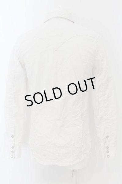 画像3: MIDAS / ストレッチウエスタンシャツ M ホワイト O-24-05-30-013-MI-sh-YM-ZT306 (3)