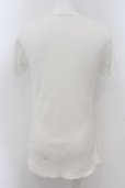 画像2: 【WINTERセール】TORNADO MART / シャイニーテレコエンボスTシャツ M ホワイト O-24-05-30-021-TO-ts-YM-ZT313 (2)