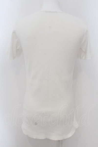 画像2: 【WINTERセール】TORNADO MART / シャイニーテレコエンボスTシャツ M ホワイト O-24-05-30-021-TO-ts-YM-ZT313