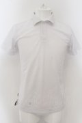 【WINTERセール】5351pour les Hommes / SY32カモフラエンボスポロシャツ 44 ホワイト O-24-05-30-023-53-ts-YM-ZT313
