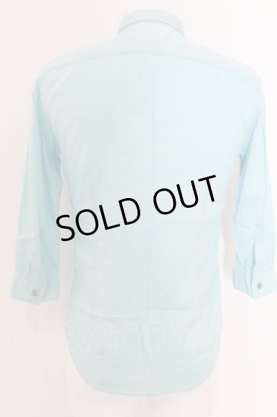 画像2: Zero by TORNADO MART / コットンストレッチショートカラー七分袖シャツ M ミント O-24-05-30-024-Ze-sh-YM-ZT313 (2)