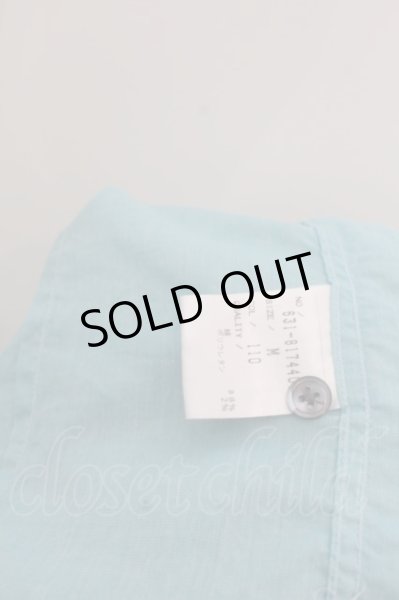 画像3: Zero by TORNADO MART / コットンストレッチショートカラー七分袖シャツ M ミント O-24-05-30-024-Ze-sh-YM-ZT313 (3)