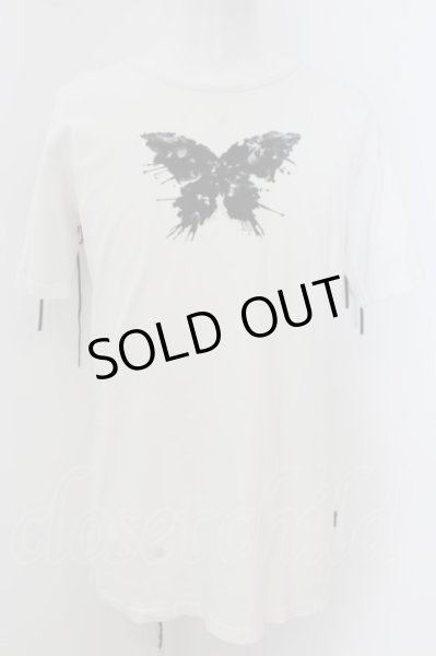 画像1: CIVARIZE / Strain バックレースアップTシャツ 44 ホワイト O-24-05-30-029-CI-ts-YM-OS (1)