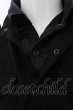 画像2: CIVARIZE / Preludeシワ加工2枚衿レイヤードシャツ 46 ブラック O-24-06-06-027-CI-sh-YM-ZT391 (2)