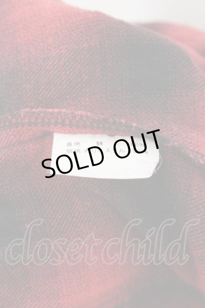 画像4: MIDAS / バッククロススカルチェックネルシャツ 1 レッド O-24-06-06-028-MI-sh-YM-OS (4)