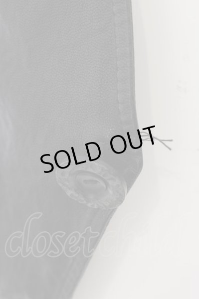 画像2: BUFFALO BOBS / MULTIPLEゴートレザーベスト 1 ブラック O-24-06-06-032-BU-to-YM-ZT-ML002 (2)