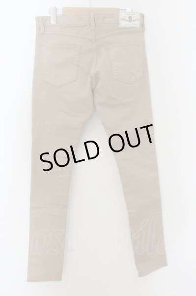 画像3: GOSTAR DE FUGA / 裾ZIPリメイクカラースキニーデニムパンツ 42 ベージュ O-24-06-06-037-GO-pa-YM-OS (3)