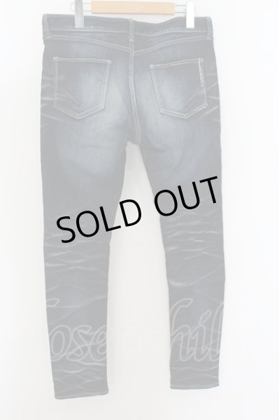 画像2: GOSTAR DE FUGA / パール吹付けストレッチデニムパンツ 44 インディゴ O-24-06-06-046-GO-pa-YM-ZT388 (2)