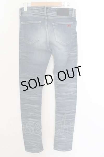 画像2: JURY BLACK / リップ刺繍ストレッチ加工デニムスキニーパンツ M インディゴ O-24-06-06-049-JU-pa-YM-OS (2)