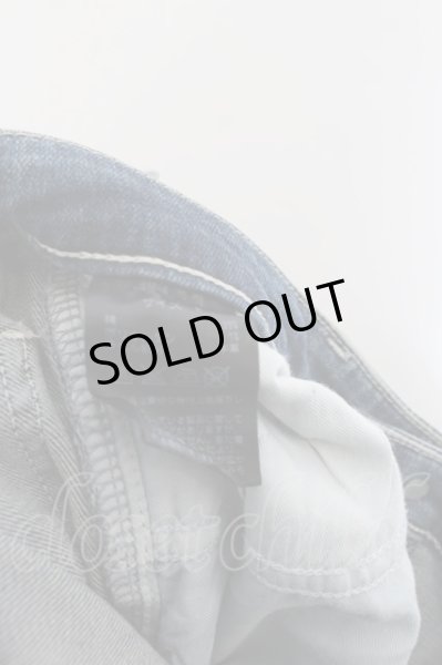 画像3: JURY BLACK / リップ刺繍ストレッチ加工デニムスキニーパンツ M インディゴ O-24-06-06-049-JU-pa-YM-OS (3)