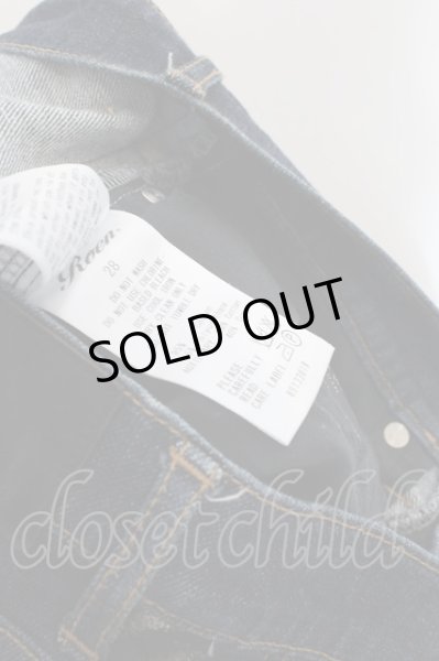 画像4: Roen Jeans / サイドレオパードラインデニムスキニーパンツ 28 インディゴ O-24-06-06-051-Ro-pa-YM-ZT390 (4)