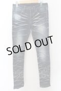 CIVARIZE / パールバインダー加工ストレッチスキニーデニムパンツ 42 インディゴ O-24-06-06-054-CI-pa-YM-ZT390