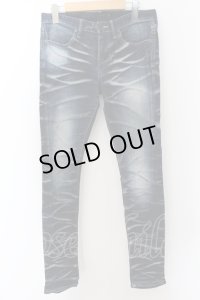 CIVARIZE / パールバインダー加工ストレッチスキニーデニムパンツ 42 インディゴ O-24-06-06-054-CI-pa-YM-ZT390