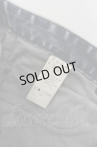 画像3: FUGA / Falsetto ケミカル加工顔料デニムパンツ 44 ライトインディゴ O-24-06-06-056-FU-pa-YM-ZT390 (3)