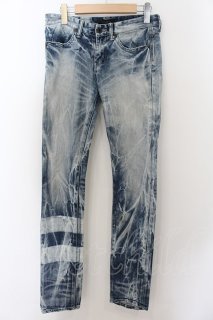 CIVARIZE / ベルトデザイン膝ZIPスキニーデニムパンツ 44 インディゴ O