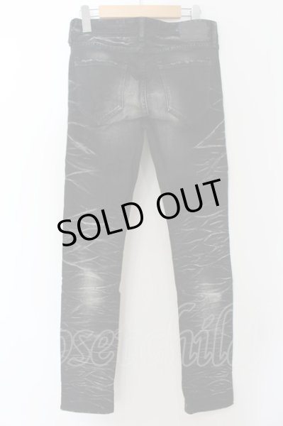 画像2: CIVARIZE / Chasm加工スキニーデニムパンツ 42 ブラック O-24-06-06-068-CI-pa-YM-ZT388 (2)