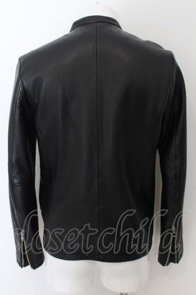 画像3: GOSTAR DE FUGA / シングルレザージャケット 46 ブラック O-24-06-06-001-GO-ou-YM-ZT-ML008 (3)