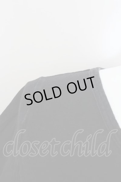 画像2: NO ID. / ラウンドロンTピグメントカットソー 2 ブラック O-24-06-06-010-NO-to-YM-ZT393 (2)